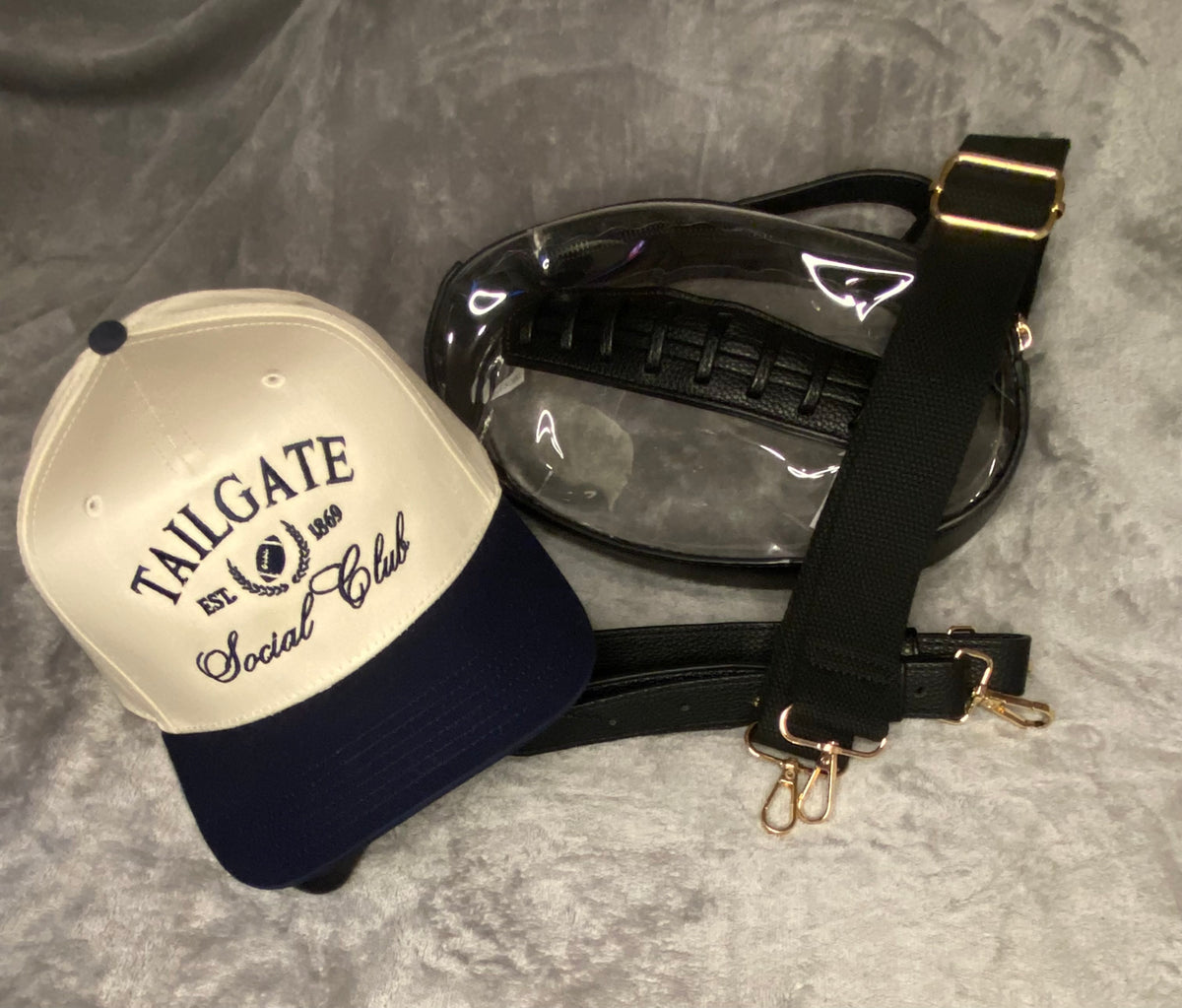 Tailgate Social Club Canvas Trucker Hat - Navy